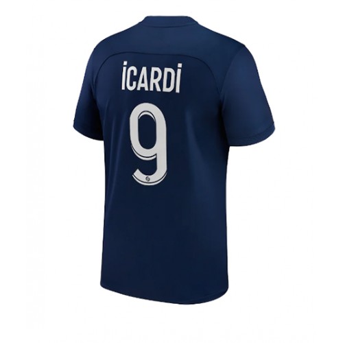 Paris Saint-Germain Mauro Icardi #9 Hjemmedrakt 2022-23 Kortermet Paris Saint-Germain Mauro Icardi #9 Hjemmedrakt 2022-23 Kortermet